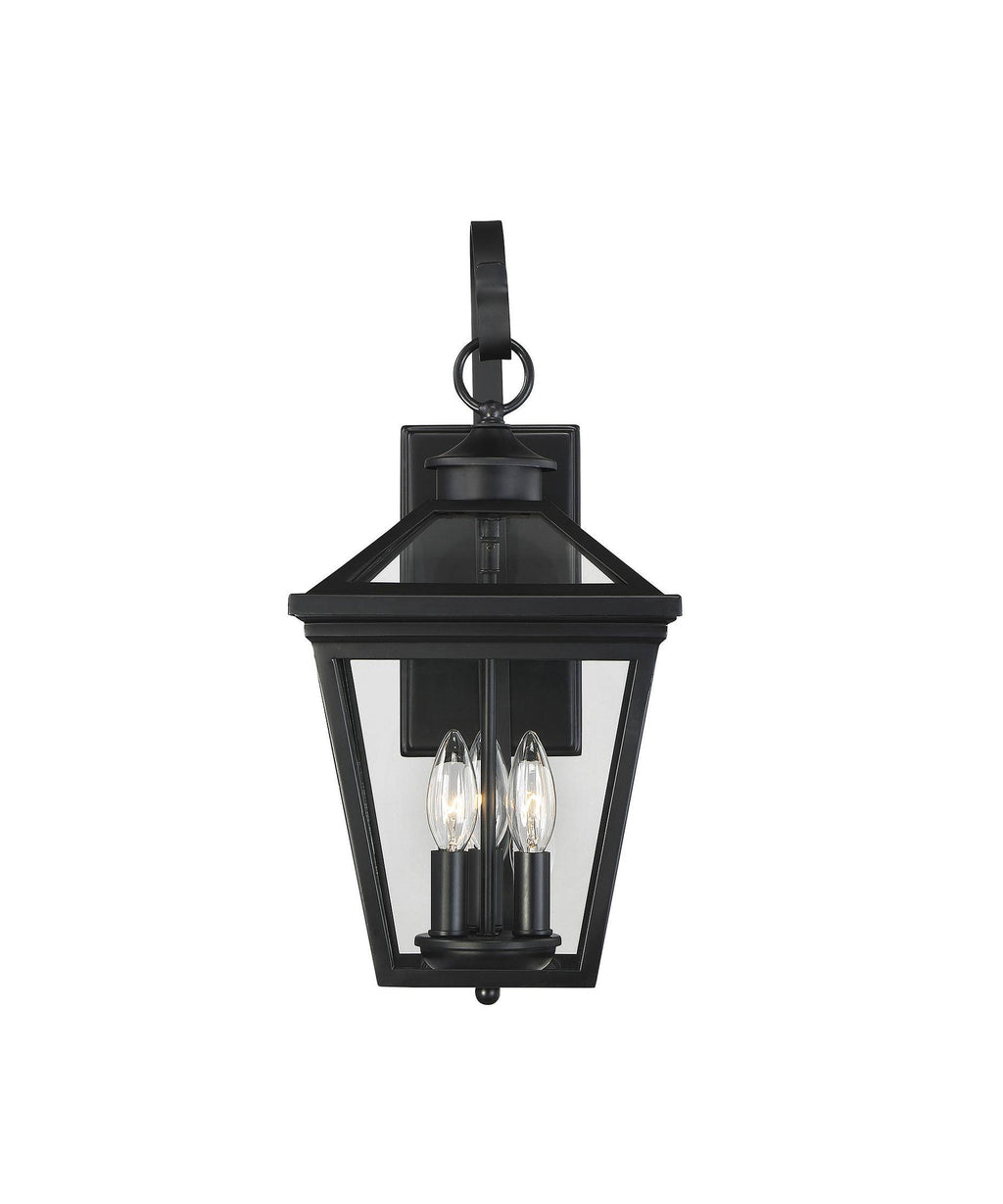 Black Steel Wall Lantern B837910