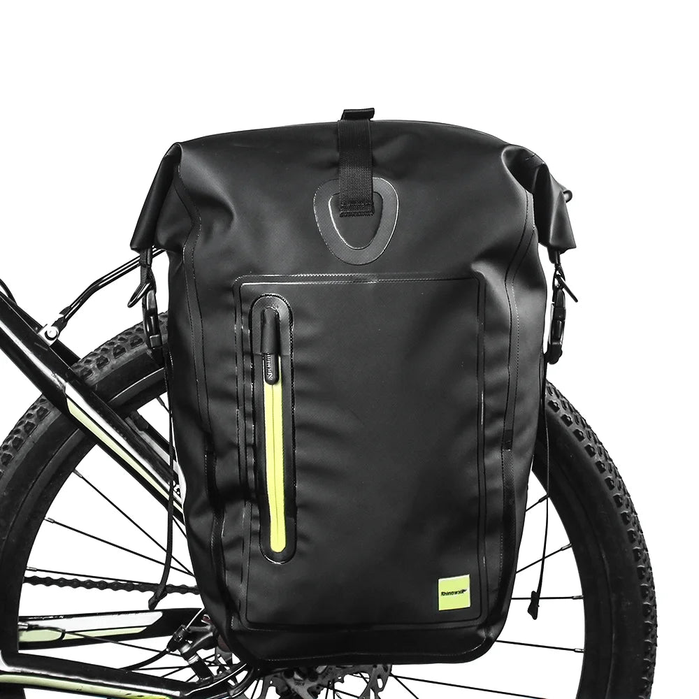 25L Waterproof Bike Rear Rack Pannier Bag X4339