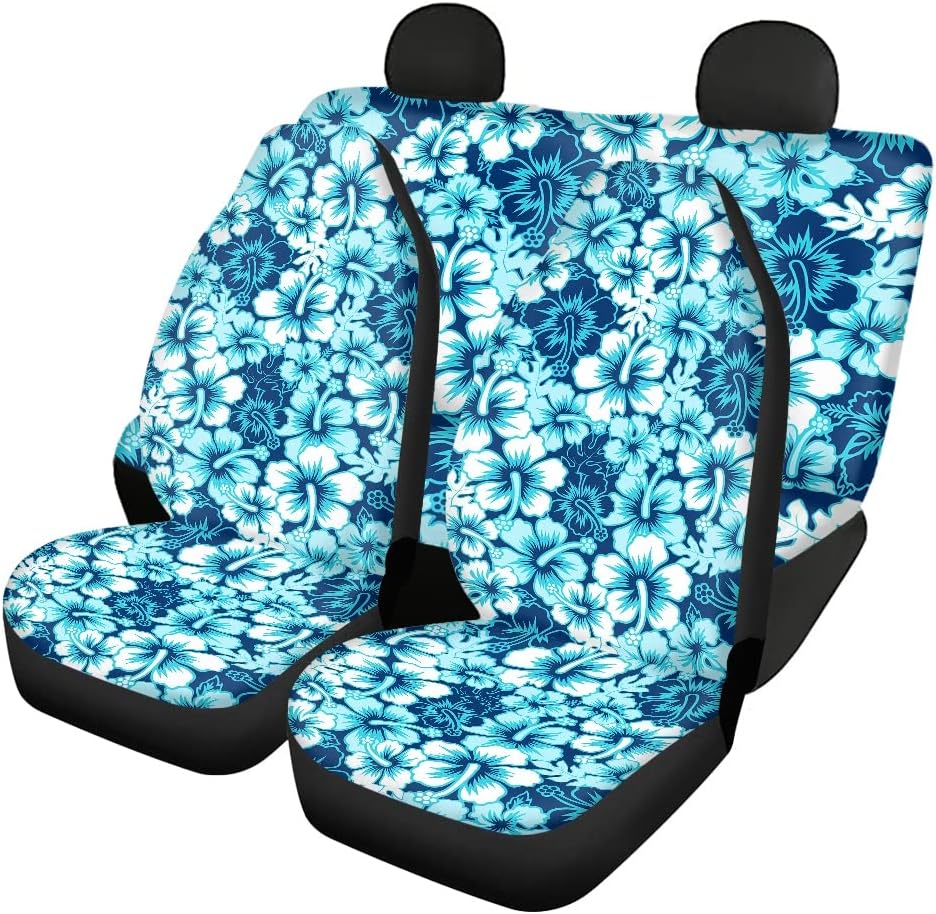 Wolf Print Car Seat Cover Full Set Universal Fit Bucket Seat and Bench Seat Protectors Pack of 3 F576169