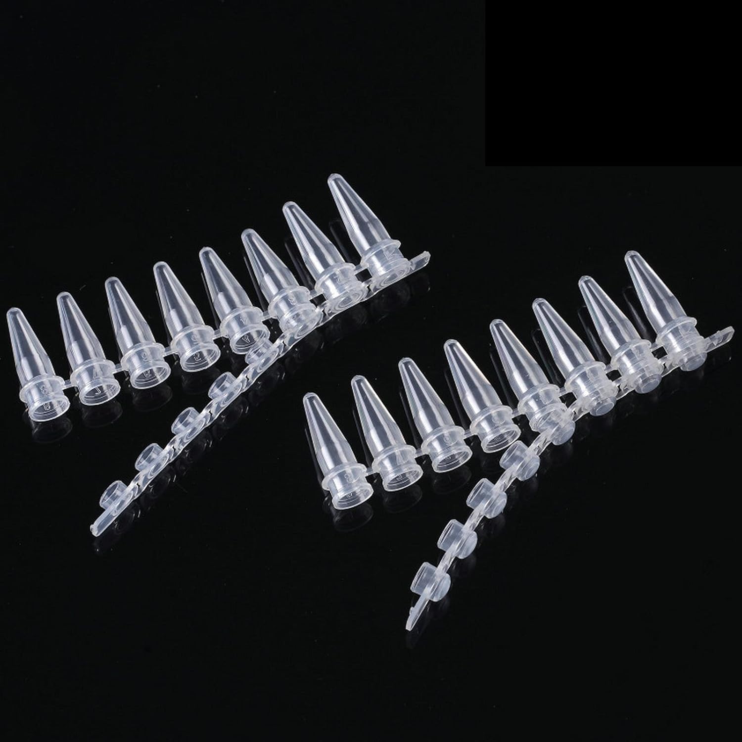 PCR 0.2ml Thin Wall Flat Cap Strip of 8 Tubes, Pack of 125 T82300