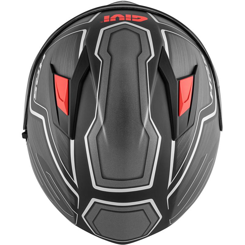 Helmet 50.6 Sport Deep Matt Black / Red - Size Xs C4937