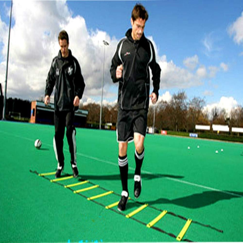 Speed Agility Training Kit with Agility Ladder, 5 Cones, Resistance Parachute, 4 Metal Stakes & Carrying Bag E38022