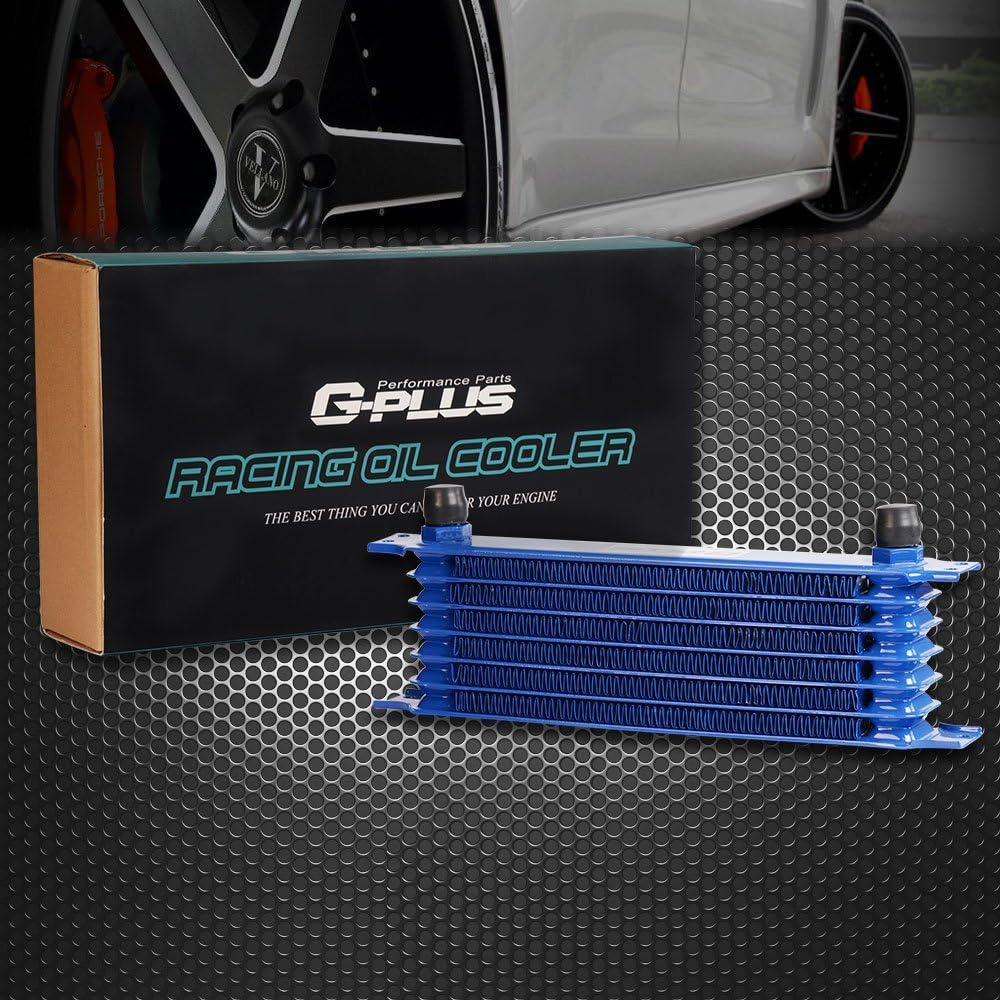 15 Row Aluminum Engine Oil Cooler Black Pack of 2 D953