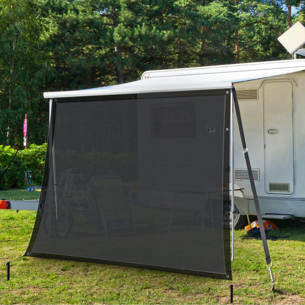RV Awning Sun Shade Screen Mesh 9'x7' R3954