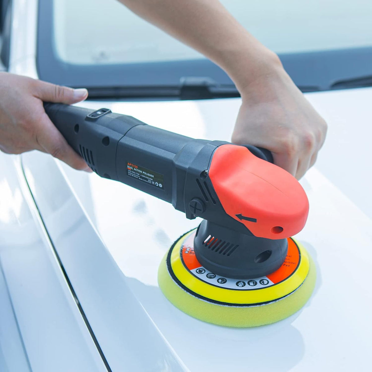 5 inch Dual Action Random Orbital Car Polisher with 9pcs Detailing kit W116591