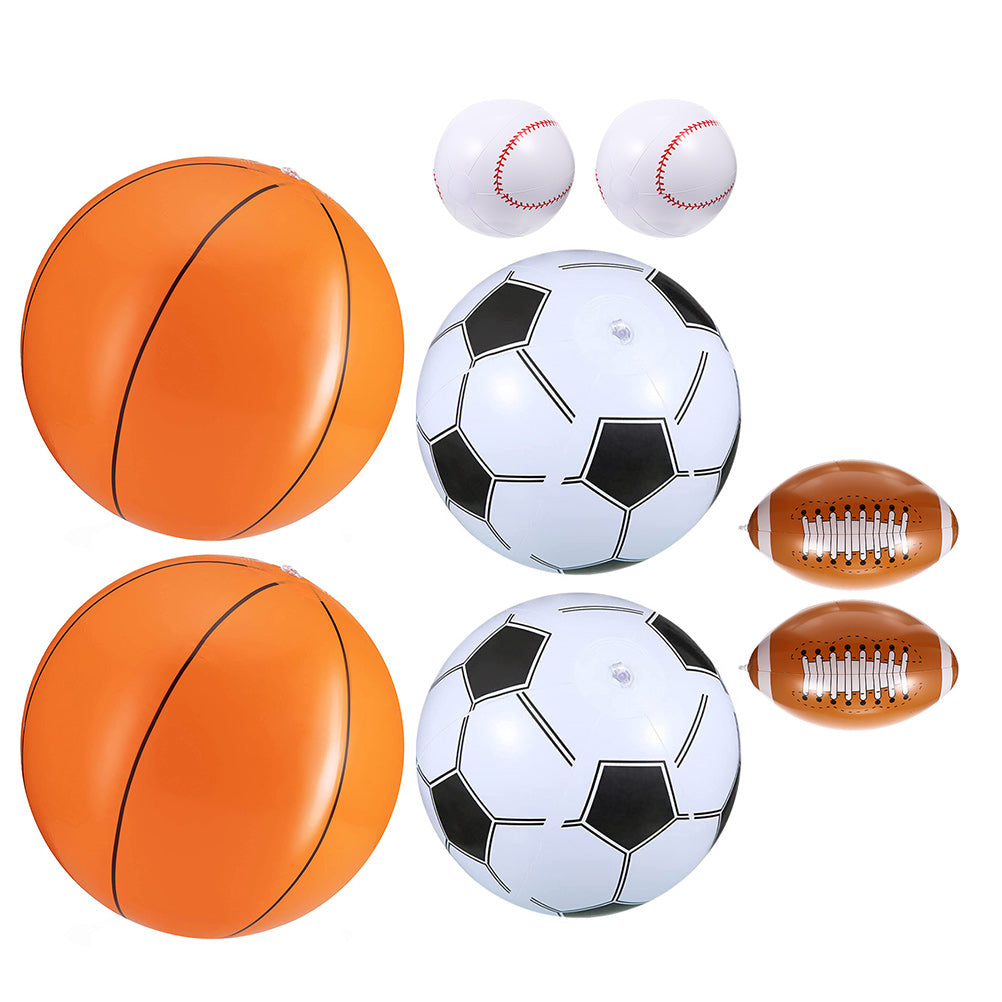 16 Pcs Inflatable Beach Ball Set O65574