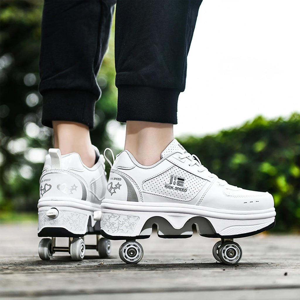 Roller Skate Shoes 2-in-1 Invisible Roller Skates U742190