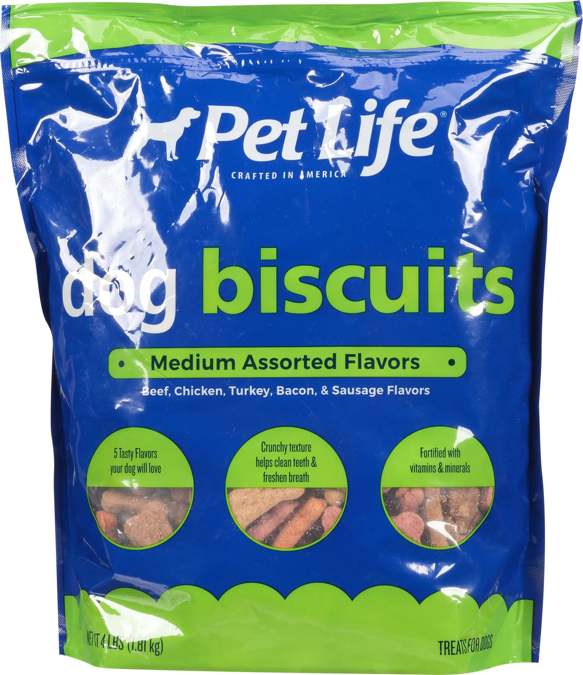 4 Lb Dry Dog Treat Variety Pack J8870