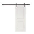 White MDF 2 Panel Sliding Barn Door (30 x 80) P235