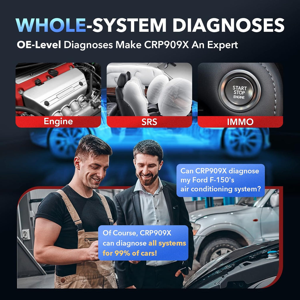 OE-Level All Systems Diagnostic Scan Tool with 26+ Reset Services M498