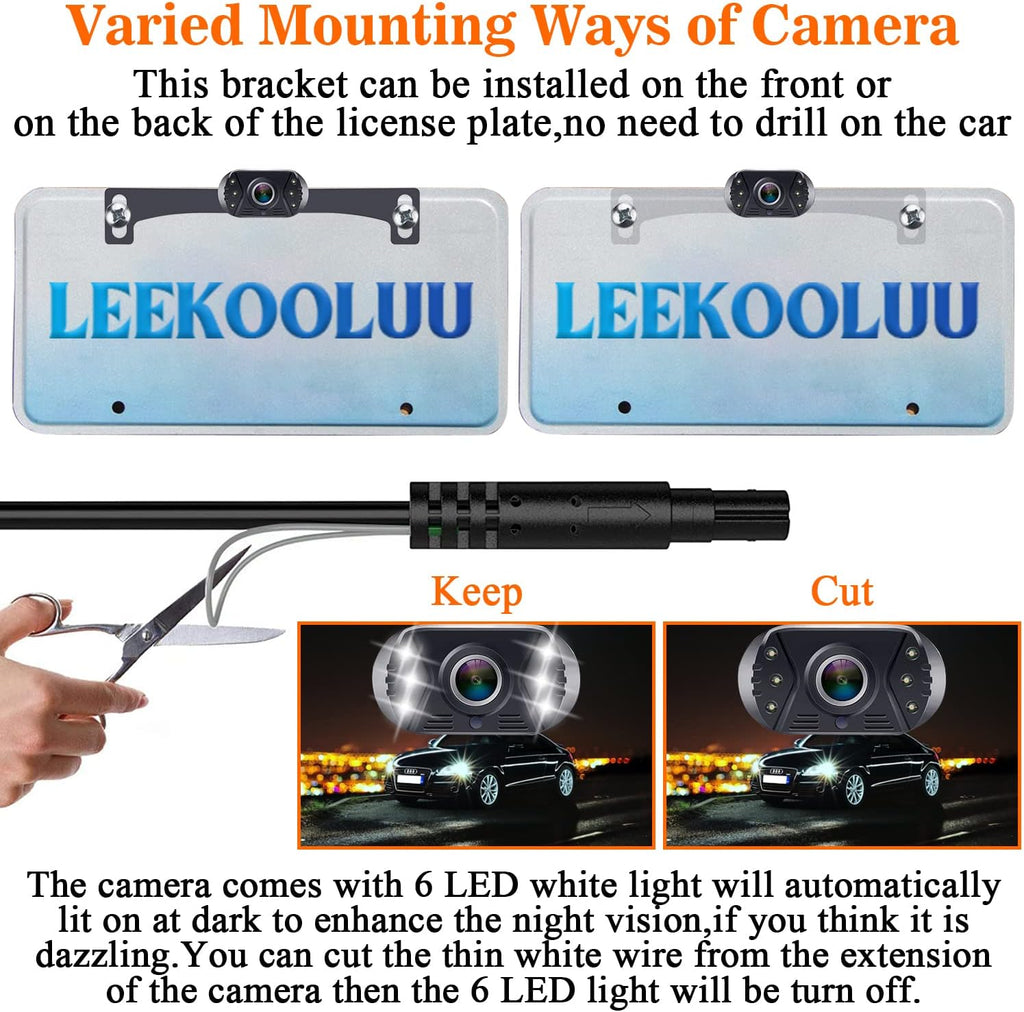 Wireless Backup Camera with 5 Inch Touch Screen V23849