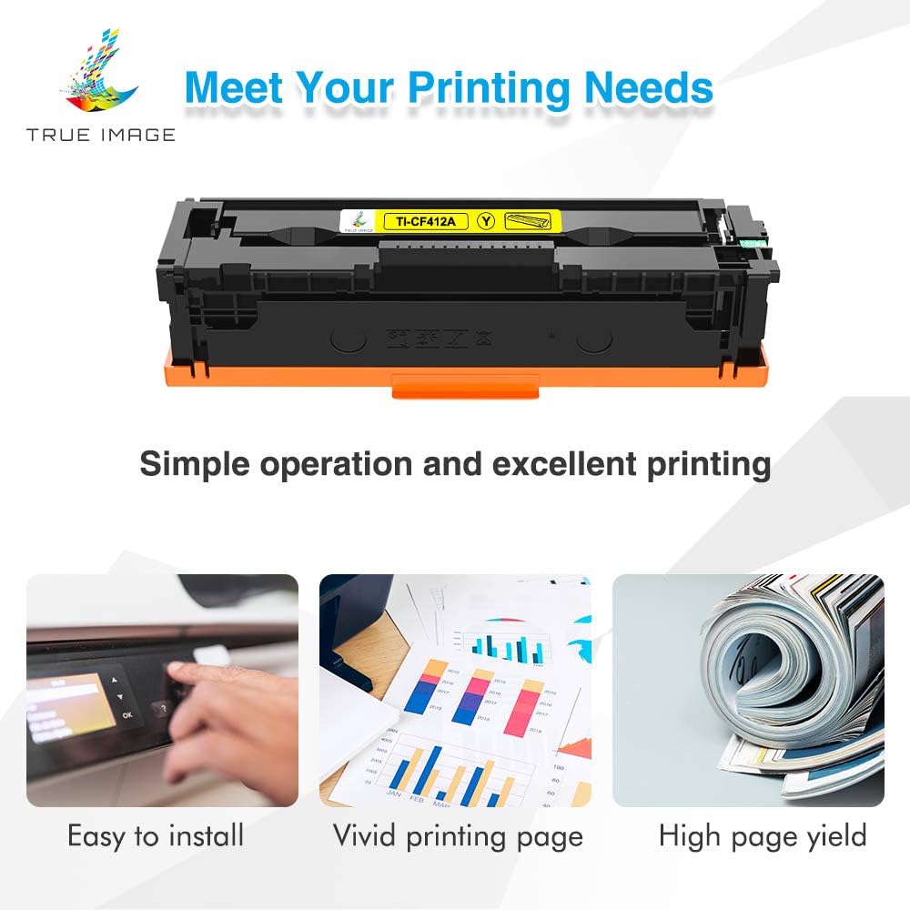 Compatible Toner Cartridge 4-Pack (Black Cyan Yellow Magenta) X198