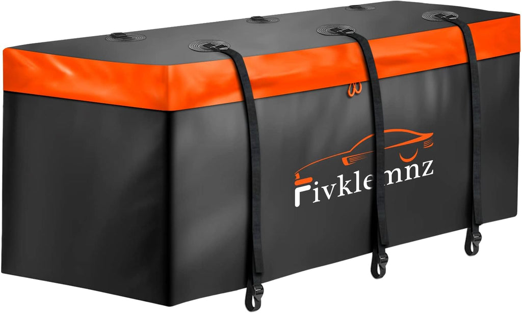 20 Cubic Feet Waterproof Hitch Cargo Carrier with 6 Reinforced Straps L996341