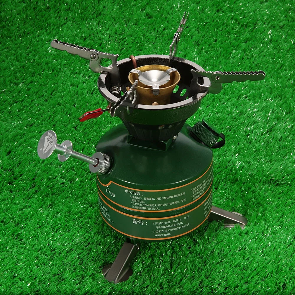Portable Gasoline Camping Furnace Cooker T31051