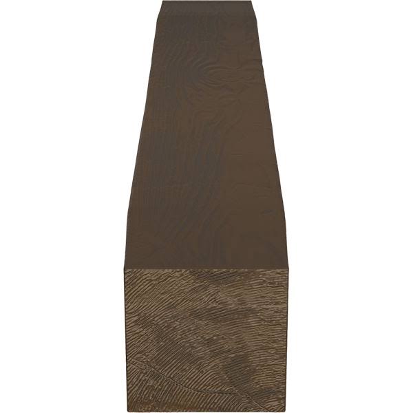 Sandblasted Faux Wood Fireplace Mantel, Burnished Mahogany W95543