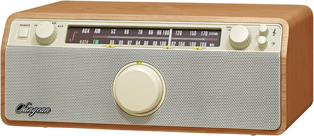 Walnut Wooden Cabinet AM/FM Radio D621