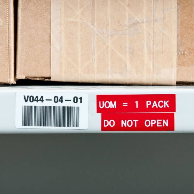 Black/White Nylon Label Cartridge E957