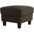 Brown Microfiber Ottoman O935