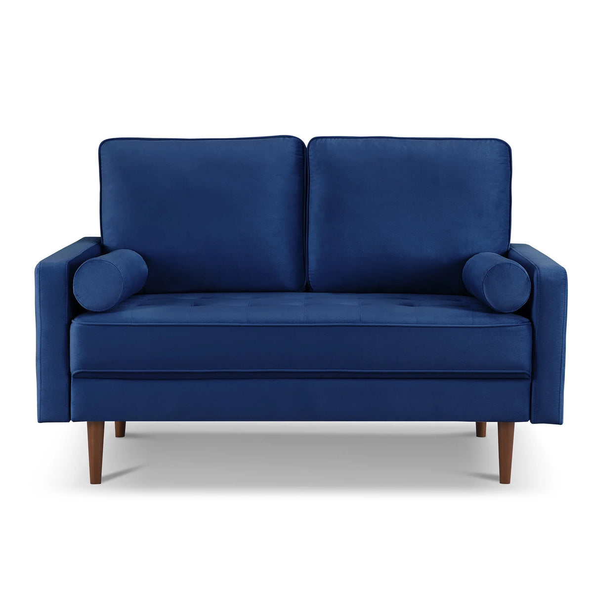 Blue Velvet Tufted Sofa Couch I13812