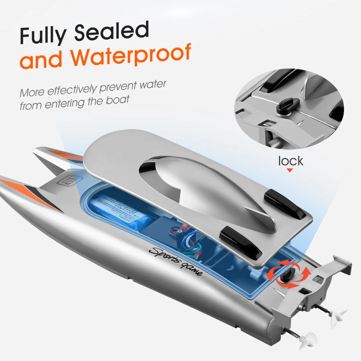 RC Racing Boat for Pools G38673