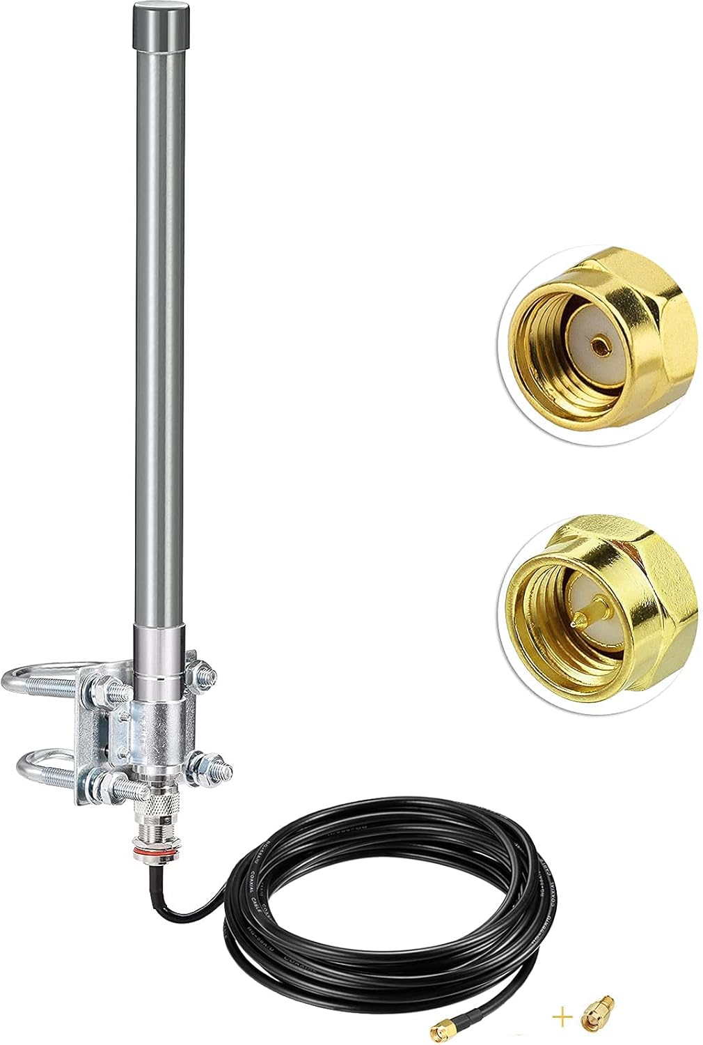 31.5inch 5.8 dBi 915MHz Antenna with 10ft Low Loss Cable D2088