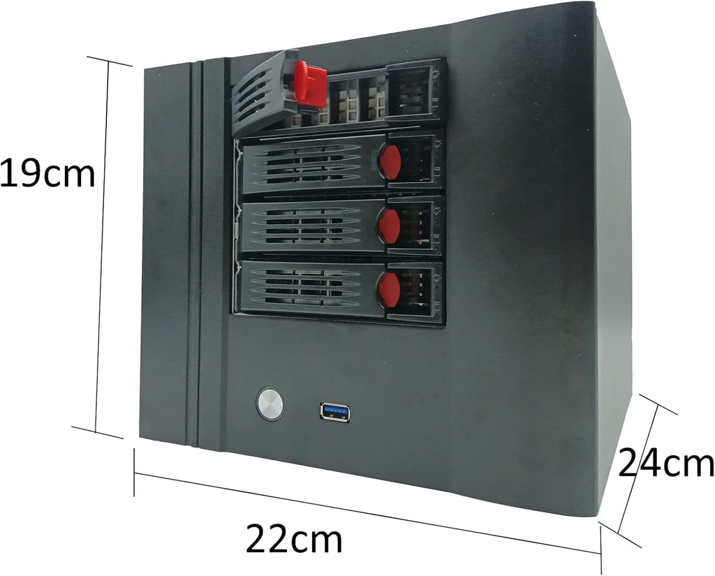 4 Bay NAS Case with Hot Swap Backplane A539