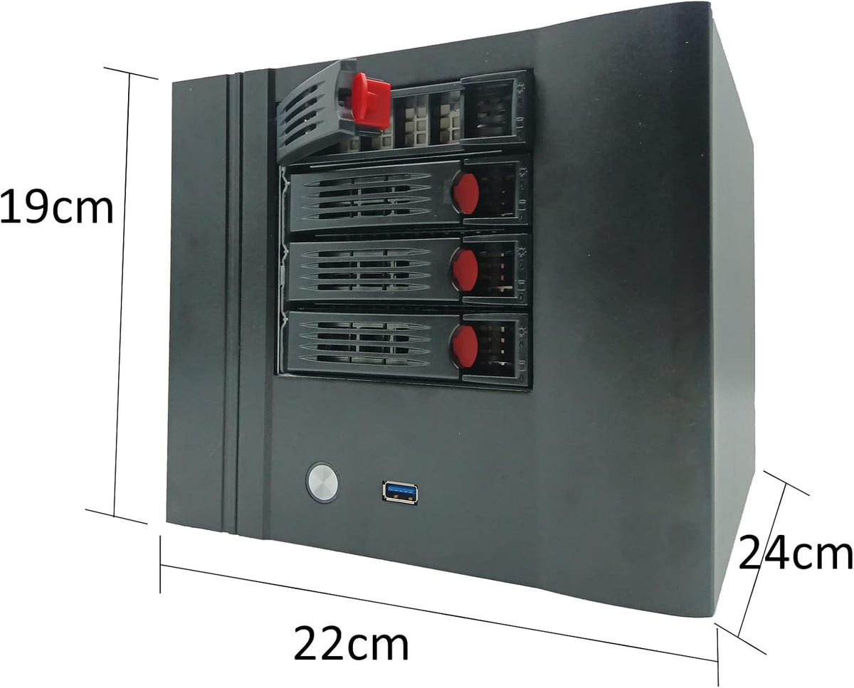 4 Bay NAS Case with Hot Swap Backplane A539