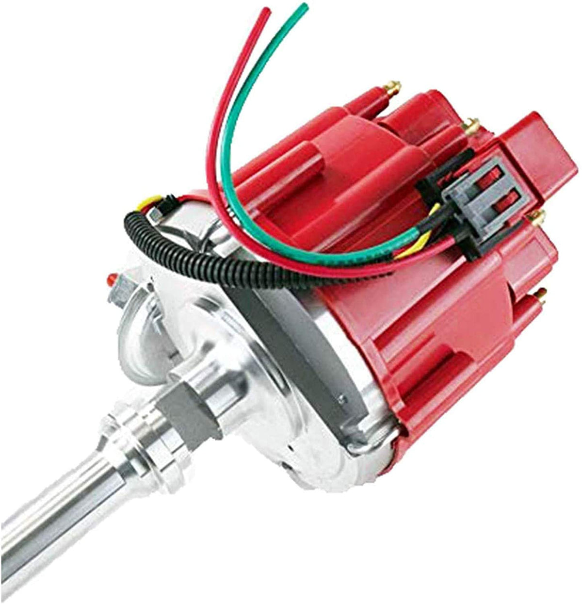 HEI Distributor, 8.0mm Spark Plug Wires, and Battery-Pigtail Harness Kit W71411