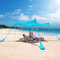 Beach Tent Sun Shade Canopy with 4 Poles Z5780