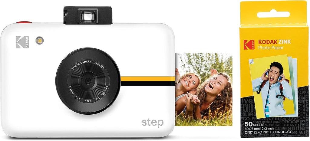 White Instant Camera with 10MP Image Sensor C51020
